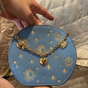 Blue and Gold Women's Bag